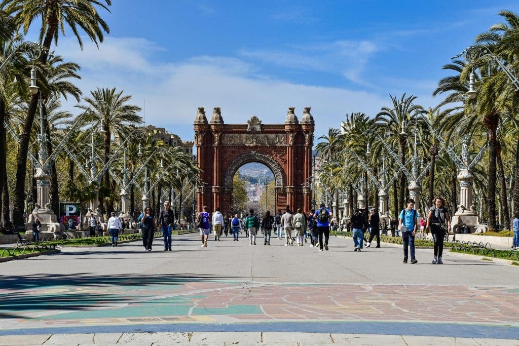 Arc de Triomf in Barcelona, Spain
