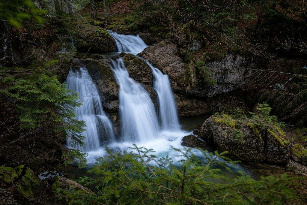 Watefall in Toggenburg, Switzerland