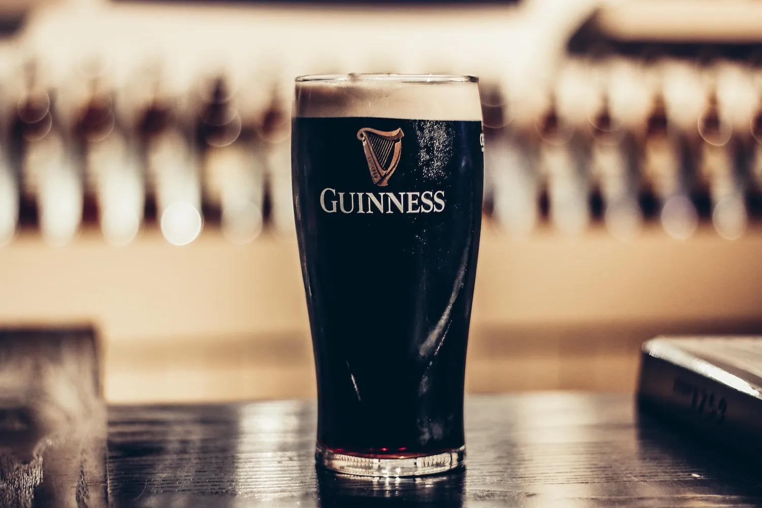 Evening in a traditional Irish pub