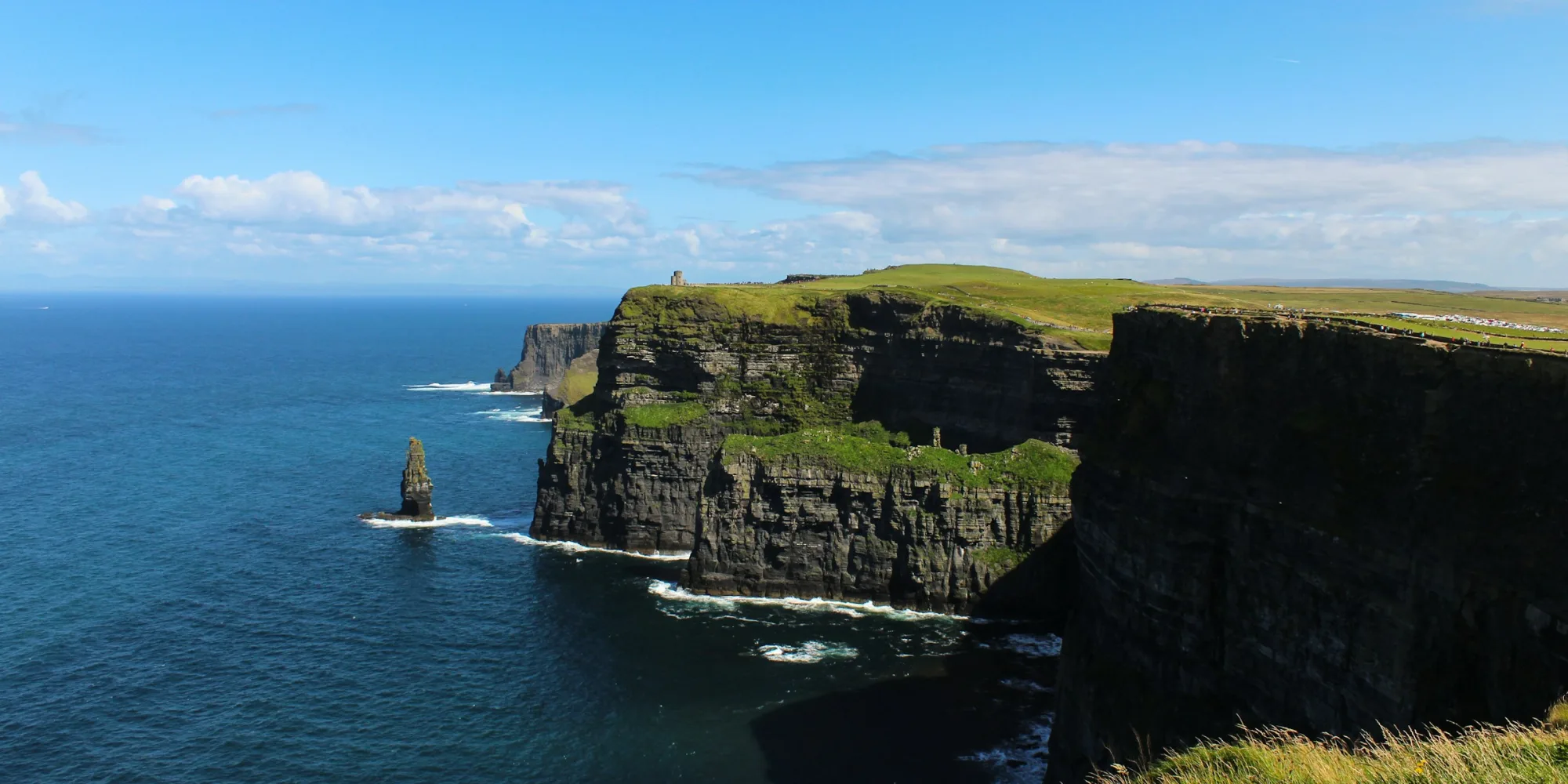 The Cliffs of Moher rising above the Atlantic on Ireland's Wild Atlantic Way